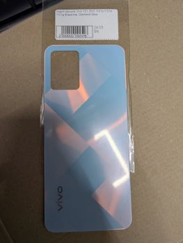 Задняя крышка корпуса Vivo Y21 V2111. Vivo Y21s V2110 голубая