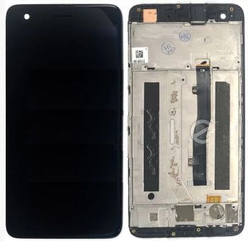 Дисплей ZTE Blade A6 Max A0605 с сенсором (тачскрином) черный с рамкой Оригинал