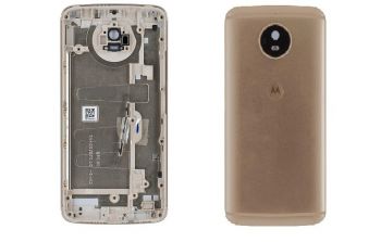 Задняя крышка корпуса Motorola XT1794, XT1793, XT1792 Moto G5s золотая Оригинал