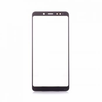 Стекло сенсорного экрана Xiaomi Redmi Note 5, Redmi Note 5 Pro черное Оригинал
