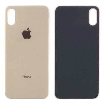 Задняя крышка iPhone XS золотая оригинал