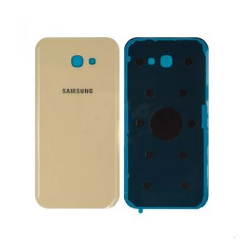Задняя крышка Samsung A720F Galaxy A7 (2017) золотая оригинал