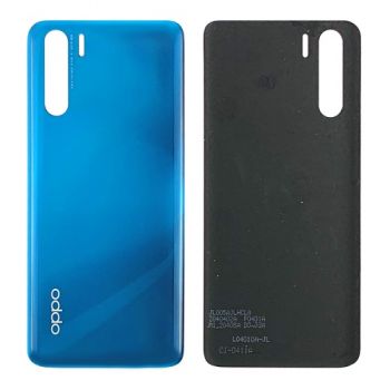 Задняя крышка корпуса Oppo A91 CPH2021, CPH2001 синяя Оригинал