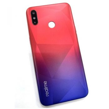 Задняя крышка корпуса Realme 3i RMX1827 красная Оригинал