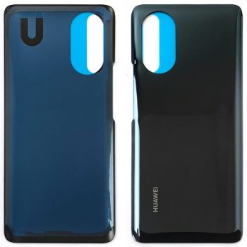 Задняя крышка корпуса Huawei Nova 8 ANG-L02B, ANG-L21B, ANG-L22B, ANG-LX1, ANG-LX2 черная Оригинал