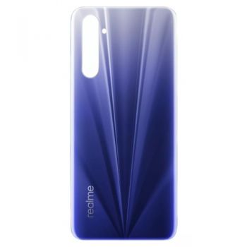 Задняя крышка корпуса Realme 6 RMX2001 синяя Оригинал