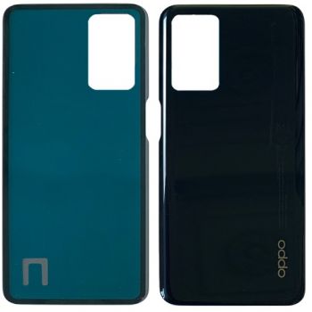 Задняя крышка корпуса Oppo A16 CPH2269. Oppo A16s CPH2271 черная Оригинал