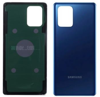 Задняя крышка корпуса Samsung G770 (SM-G770, SM-G770F/DS) Galaxy S10 Lite синяя Оригинал
