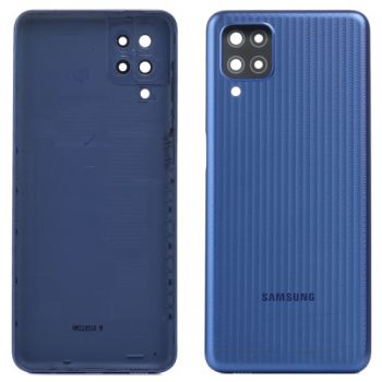 Задняя крышка корпуса Samsung M127 (SM-M127F, SM-M127F/DSN) Galaxy M12 синяя Оригинал