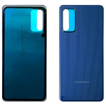 Задняя крышка корпуса Samsung M526 (SM-M526B, SM-M526B/DS) Galaxy M52 5G голубая Оригинал