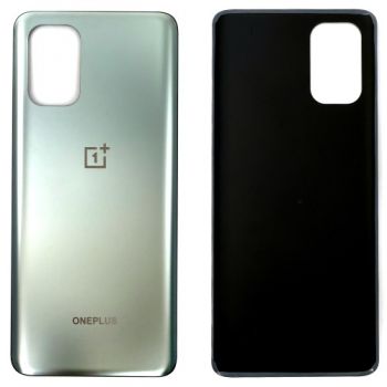 Задняя крышка корпуса OnePlus 8T KB2003, KB2001, KB2000 серебристая
