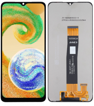 Дисплей Samsung A047 (SM-A047F, SM-A047F/DS) Galaxy A04s с сенсором (тачскрином) черный Оригинал