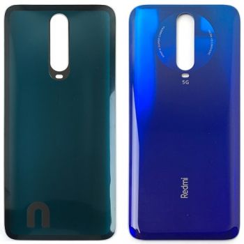 Задняя крышка корпуса Xiaomi Redmi K30, Redmi K30 5G M1912G7BE, M1912G7BC синяя Оригинал