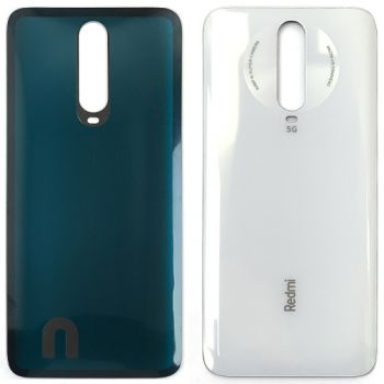 Задняя крышка корпуса Xiaomi Redmi K30, Redmi K30 5G M1912G7BE, M1912G7BC белая Оригинал