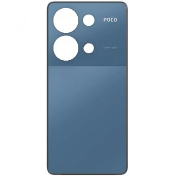 Задняя крышка корпуса Xiaomi Poco M6 Pro 4G 2312FPCA6G синяя Оригинал