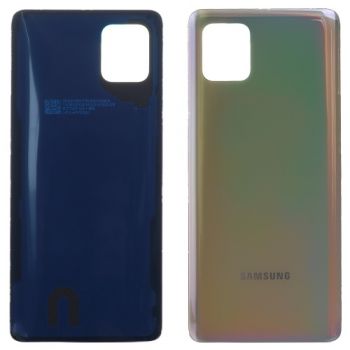 Задняя крышка корпуса Samsung N770 (SM-N770F, SM-N770F/DS) Galaxy Note10 Lite серебристая Оригинал