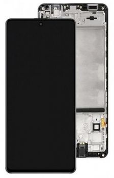 Дисплей Samsung M515 (SM-M515F, SM-M515F/DSN) Galaxy M51 с сенсором (тачскрином) черный с рамкой Оригинал