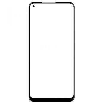 Стекло сенсорного экрана Samsung A215 (SM-A215U) Galaxy A21 черное Оригинал