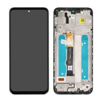 Дисплей Motorola XT2167, XT2167-2 Moto G41 с сенсором (тачскрином) черный с рамкой Оригинал