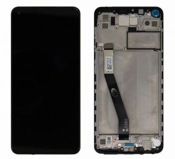 Дисплей Xiaomi Redmi Note 9, Redmi 10X 4G M2003J15SC с сенсором (тачскрином) черный с рамкой
