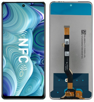 Дисплей Infinix Hot 11S X6812, X6812B. Infinix Hot 11S NFC с сенсором (тачскрином) черный Оригинал