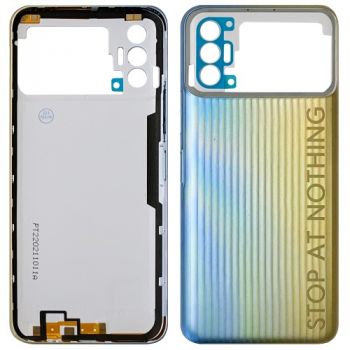 Задняя крышка корпуса Tecno Spark 8p KG7n золотая Оригинал