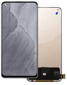 Дисплей Oppo Reno 5 5G CPH2145, CPH2159 с сенсором (тачскрином) черный TFT