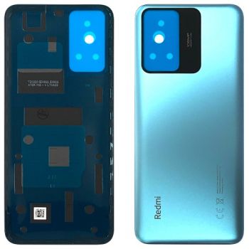 Задняя крышка корпуса Xiaomi Redmi Note 12S 2303CRA44A, 23030RAC7Y голубая Оригинал