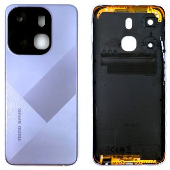 Задняя крышка корпуса Tecno Spark Go 2023 BF7 фиолетовая Оригинал