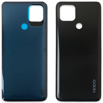 Задняя крышка корпуса Oppo A15 CPH2185. Oppo A15s CPH2179 черная Оригинал
