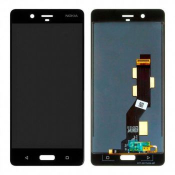 Дисплейный модуль Nokia 8 Dual Sim TA-1004, TA-1012 с сенсором (тачскрином) черный