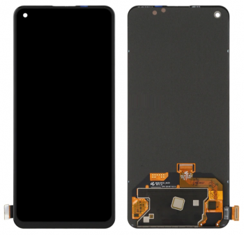 Дисплей Oppo Reno 6 5G CPH2251. Realme Q3 Pro 5G RMX2205 с сенсором (тачскрином) черный Оригинал