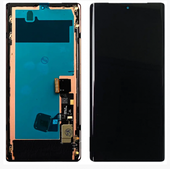 Дисплей Google Pixel 6 Pro GLUOG, G8VOU с сенсором (тачскрином) черный с рамкой Оригинал