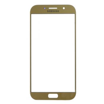 Стекло сенсорного экрана Samsung A720F Galaxy A7 (2017) золотое Оригинал