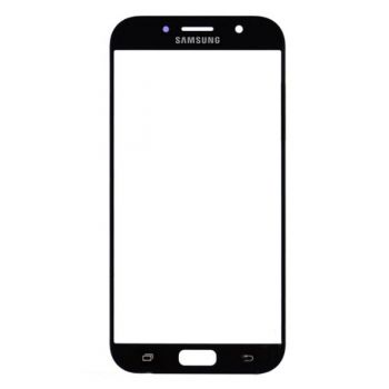 Стекло сенсорного экрана Samsung A720F Galaxy A7 (2017) чёрное Оригинал