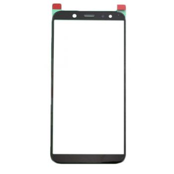 Стекло сенсорного экрана Samsung A600 Galaxy A6 (2018), черное Оригинал