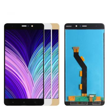 Дисплей Xiaomi Mi5s Plus с сенсором (тачскрином) золотой Оригинал
