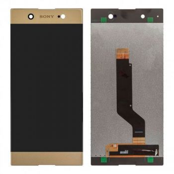 Дисплей (LCD) Sony G3212 Xperia XA1 Ultra Dual, G3221, G3223, G3226 с сенсором золотистый Оригинал