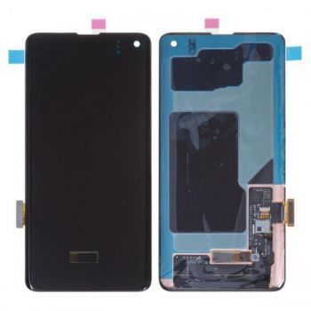 Дисплей Samsung G973 (SM-G973F, SM-G973F/DS) Galaxy S10 с сенсором (тачскрином) черный Оригинал