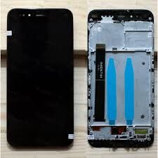 Дисплей (LCD) Xiaomi Mi A1, Mi5X с сенсором чёрный + рамка