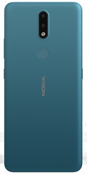 Задняя крышка корпуса Nokia 2.4 TA-1270, TA-1277, TA-1275, TA-12743 синяя Оригинал