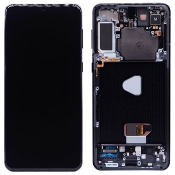 Дисплей Samsung G996 (SM-G996B, SM-G996B/DS) Galaxy S21 Plus 5G с сенсором (тачскрином) черный с рамкой Оригинал