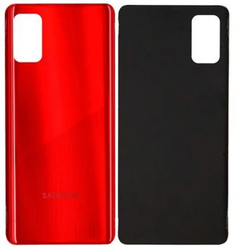 Задняя крышка корпуса Samsung A415 (SM-A415F, SM-A415F/DSN) Galaxy A41 красная Оригинал