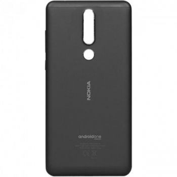 Задняя крышка корпуса Nokia 3.1 Plus Dual Sim TA-1104, TA-1113, TA-1117, TA-1118, TA-1124, TA-1125 серая Оригинал