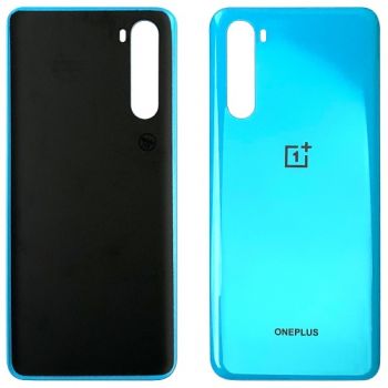 Задняя крышка корпуса OnePlus Nord AC2001, AC2003 голубая Оригинал
