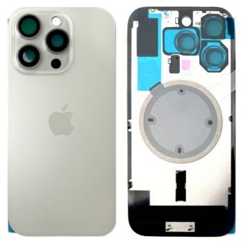 Задняя крышка корпуса Apple iPhone 16 Pro A3293, A3083, A3292, A3294 белая