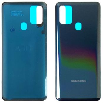 Задняя крышка корпуса Samsung A217 (SM-A217F, SM-A217F/DS) Galaxy A21s черная Оригинал