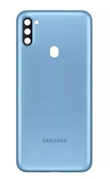 Задняя крышка корпуса Samsung A115 (SM-A115F, SM-A115F/DS) Galaxy A11 синяя Оригинал