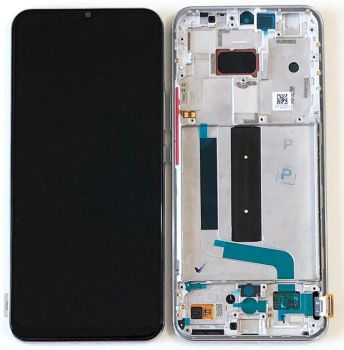 Дисплей Xiaomi Mi10 Lite 5G M2002J9E с сенсором (тачскрином) черный с рамкой OLED