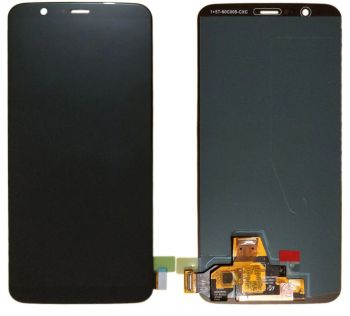 Дисплей OnePlus 5T A5010 с сенсором (тачскрином) черный OLED